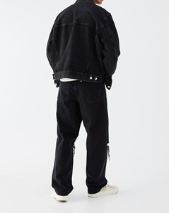 Jean droit vintage confortable, durable et léger pour homme – Idéal pour l'été et les aventures en plein air - Product Image 3