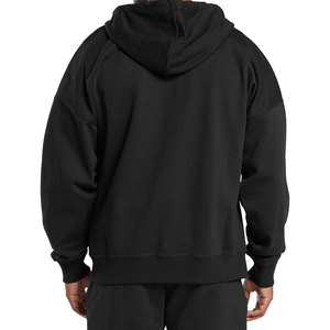 Sudadera con Capucha Personalizada al por Mayor para Hombre, 100% Algodón Orgánico, Lisa, Informal, con Impresión de Logotipo, Unisex, Talla Grande, Bordada - Product Image 2