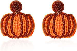 ต่างหูปักลายวันฮาโลวีนมาร์ดิกราส์แบบพรีเมี่ยมสุดหรูมีรายละเอียดงานทำมือด้วยแฟชั่นเรืองแสง - Product Image 2