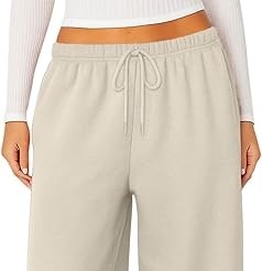 Pantalons pour femmes de haute qualité, lourds, amples, à cordon de serrage, taille élastique, couleur personnalisée - Product Image 3