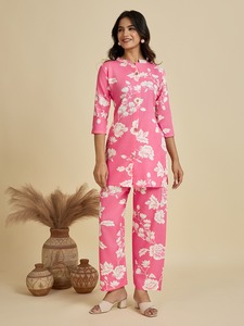 Conjunto de tela polivinílica y rayón Premium de ropa informal moderna con bolsillo lateral pesado y elegante - Product Image 5