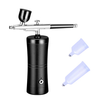 Ensemble de pistolet à air haute pression rechargeable Kit d'aérographe sans fil pour le maquillage des ongles