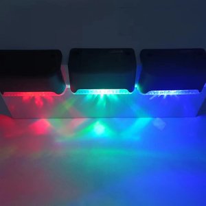 ไฟสวน LED พลังงานแสงอาทิตย์ แผงโซลาร์เซลล์ กันน้ำ IP44 แสงวอร์มไวท์ 3500K สำหรับติดผนัง ระเบียง รั้ว กำแพง บันได ทางเดิน สนามหญ้า - Product Image 6
