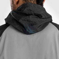 Veste coupe-vent respirante et imperméable de haute qualité, personnalisable avec logo, écologique, légère, à capuche, grande taille, imprimée, streetwear d'hiver