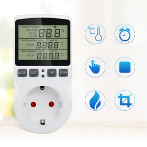 Thermostat numérique enfichable AEK-Tech TC816 avec écran LCD, contrôle de la température intérieure haute précision - Product Image 4