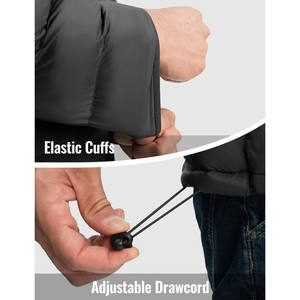 Chaqueta Acolchada de Diseñador de Lujo Extra Grande para Hombre, Chaqueta de Plumón de Alta Calidad con Logotipo Personalizado Informal en 3D, Chaqueta Acolchada con Capucha para Hombre - Product Image 2