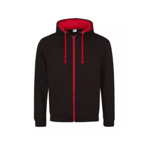 Sudadera con capucha de lana de algodón 100% para hombre más vendida Vintage lavado con ácido con dobladillo crudo cremallera completa forrada y anticontracción de talla grande - Product Image 3