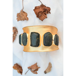 ลูกปัดทองเหลืองชุบทองสำหรับเด็กหญิงและสตรีกึ่งมีค่าทำด้วยมือขายส่ง - Product Image 4