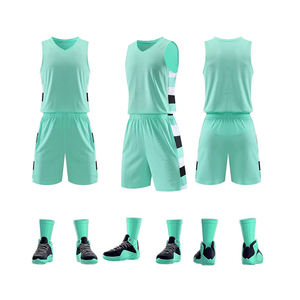 Maillots de basket-ball personnalisés pour hommes, tissu respirant à séchage rapide, uniforme d'entraînement, veste et short, nouvelle saison 23 24 - Product Image 1