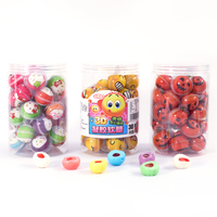 Bonbons gélifiés halal en forme d'œil, grand format, fourrés et sucrés, vente en gros directe d'usine chinoise, les plus vendus, bouteilles OEM pour enfants