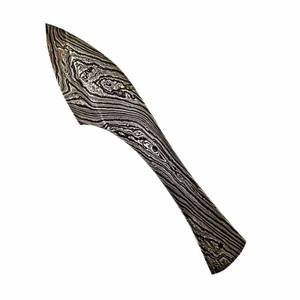 ดามัสกัสใบมีดเปล่าชุดทำมีดล่าสัตว์ทำจากสเตนเลสออกแบบได้ตามต้องการ - Product Image 2