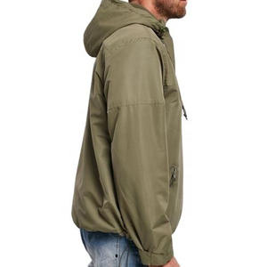 Chaqueta con Capucha de Media Cremallera Informal de Alta Calidad, Chaqueta Cortavientos Impermeable y Resistente al Viento para Hombre - Product Image 6