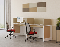 Poste de travail acoustique OMNI pour personnel de bureau, panneau acoustique pour la réduction du bruit dans les environnements de bureau