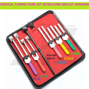 ชุดส้อมเสียงวินิจฉัยระดับมืออาชีพ 6 ชิ้น ทำจากสแตนเลส พร้อมค้อนซิลิโคนกันลื่นแบบมีสีระบุ รุ่น 2026 ขายดี - Product Image 4