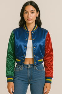 Custom Men's Varsity <b>Bomber</b> <b>Jacket</b> Winter Patchwork Letterman <b>Baseball</b> Embroidery Patches New Customizable Varsity <b>Jacket</b> - Product Image 6