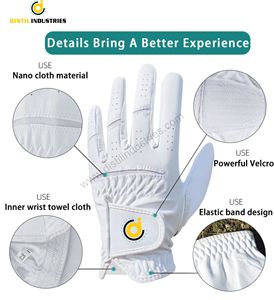 Professional Golf Gloves Moisture <b>Control</b> Fabric for Dry Comfortable Play All Day Durable Synthetic Golf Gloves - Product Image 5