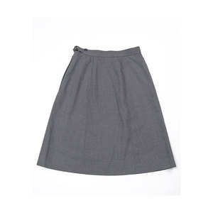 Enormous Prices Excellent Quality Six-Gored Zipper <b>Knee</b> <b>Length</b> Flare <b>Skirt</b> C6-Gray Breathable Anti-Wrinkle Japan Style <b>Women</b> - Product Image 1