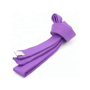 Ceinture BJJ 100% coton personnalisée OEM Vêtements de sport brésiliens de haute qualité Logo imprimé Arts martiaux de karaté pour enfants unisexe - Product Image 5