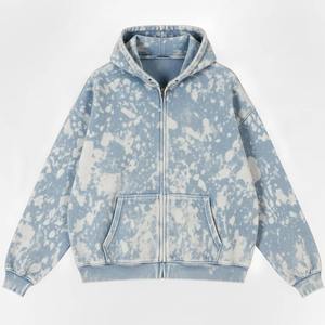 Sudadera con Capucha de Primera Calidad, 100% Algodón, Lavada con Ácido, Precio de Mayoreo, Fabricación Directa de Fábrica - Product Image 1