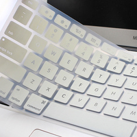 Couverture de peau de clavier d'ordinateur portable de silicone pour Macbook A1466 A1369 A1278 A1286 A1502 A1425 A1398