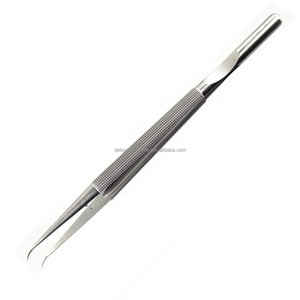 Micro-pince à suture incurvée de toutes tailles Instruments chirurgicaux certifiés CE Marque privée OEM Outil réutilisable de qualité fiable - Product Image 2