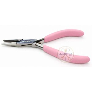 Alicates de Punta Plana Multifunción de 5 Pulgadas con Mango Rojo de Acero Inoxidable para Tareas de Taller, Suministro OEM Personalizado, CE ISO - Product Image 3