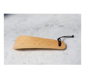 Chausse-pied en bois naturel écologique de luxe accessoire classique fabriqué à la main pour hommes et femmes produit d'artisanat en cuir - Product Image 6