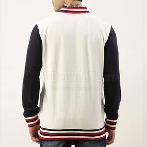 Veste de Baseball Personnalisée en Chenille Brodé avec Logo pour Homme, Vêtement d'Extérieur Classique en Polyester/Coton avec Manches en Cuir – Vente en Gros - Product Image 3