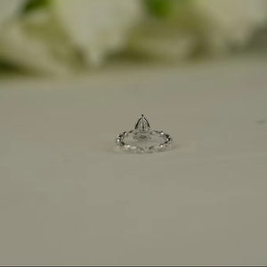 Bague de luxe en diamant cultivée en laboratoire taille poire VS1 clarté IGI SGL certifié or rose or argent vente en gros fournisseur de commande en gros - Product Image 2