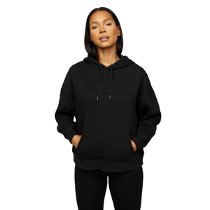 Sweat à capuche en polaire pour femme de haute qualité, 100% coton, tissu durable, poche kangourou spacieuse, capuche réglable, décontracté - Product Image 1