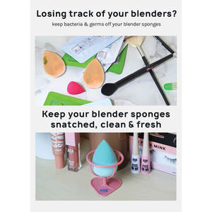 A3shop AOA Sweetheart Porte-éponge de maquillage élégant Porte-blender pour l'organisation et l'affichage - Product Image 6