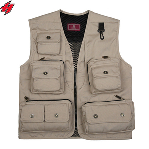OEM verano al aire libre para hombre característica ropa multifuncional pescador sin mangas senderismo chalecos hecho a medida Chaleco de pesca - Product Image 3