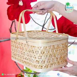 VENTA CALIENTE Exportación de Vietnam Delicias gourmet en una cesta de bambú: un regalo perfecto para los amantes de la comida - Product Image 5