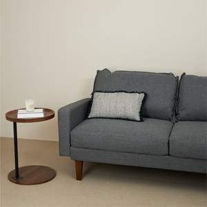 Nordic Luxury Corner <b>Round</b> End <b>Table</b> Solid Wood Design Modern Living Room Sofa <b>Side</b> <b>Table</b> Business Casual Magazine Coffee <b>Table</b> - Product Image 4
