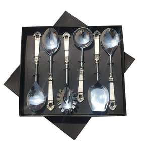 Juego de Cubiertos de Diseño Moderno con Acabado Dorado, Tenedor, Cuchara, Mantequillera, Equipo de Cocina, Nuevo y Personalizable, en Oferta - Product Image 5