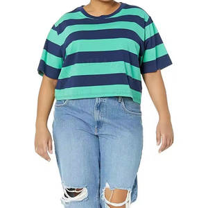 T-shirt court tendance pour femme, très demandé, en tissu doux, tenue tendance, coupe confortable pour femme - Product Image 4