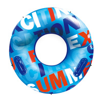 Bouée de natation gonflable XL pour adulte ARAKHAN 120 cm avec logo personnalisé OEM Corée (MT-S02120) – Double chambre à air, PVC épais, portable et souple pour l'été