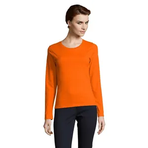 T-shirt personnalisé pour femmes Imperial LSL, t-shirt promotionnel personnalisable - Product Image 3