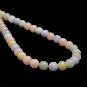 Natural Morganite Gemstone Beads 0.8mm <b>Drill</b> Size Smooth Surface 15 Inch <b>Pink</b> Loose Strand - Product Image 6