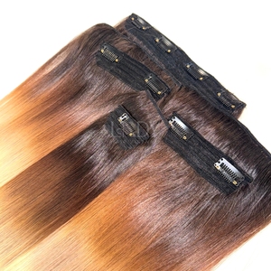 ผมมนุษย์แบบคลิปหนีบผมตรงจากเวียดนามผมแท้100% ผมมนุษย์แท้ - Product Image 2