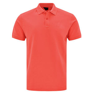 Chemises pour hommes en toile de coton de couleur unie avec impression de logo personnalisée, design respirant à manches courtes - Product Image 1