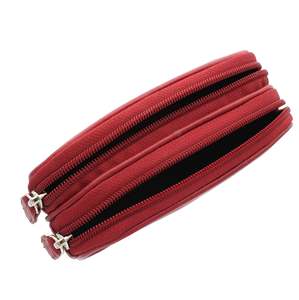 Nouvelle coque de lunettes de luxe avec fermeture à glissière faite à la main, Logo personnalisé, populaire - Product Image 2