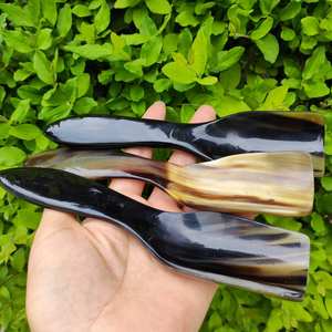 Cucharas de cuerno hechas a mano de alta calidad con mango Diseño moderno para condimentos de azúcar Ocasión de fiesta para mercados de exportación al por mayor - Product Image 4