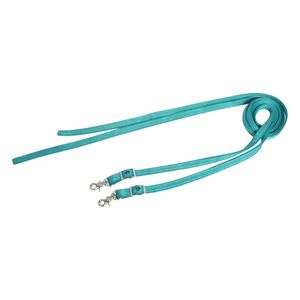 Hoge Kwaliteit Engelse Stijl Paardrijden Teugels Nieuwe Nylon Gevlochten En Gewatteerde Teugels Met Split Side Voor Stabiel Gebruik - Product Image 1