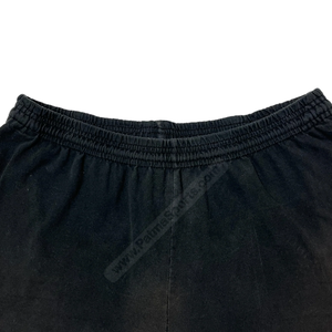 Pantalones cortos de sudor con lavado ácido negro de alto impacto, diseño personalizado, pantalones cortos de sudor con lavado ácido a precio asequible, serigrafía bordada - Product Image 3