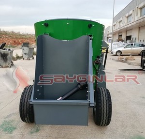 เครื่องผสมอาหาร3m3-Trailed-Tractor ระบบไฮดรอลิกแบบ PTO drived-Back Loader-รับประกัน1ปี - Product Image 5