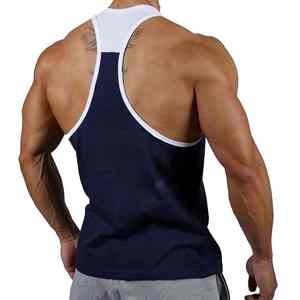 Débardeur de sport pour homme surdimensionné en coton lourd, débardeur de musculation sans manches à effet délavé avec logo personnalisé, méthode de tissage tricotée - Product Image 5