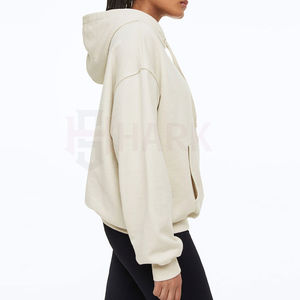 Sudaderas con Capucha Extra Grandes, Transpirables, con Bordado 3D de Diseño Personalizado, para Mujer, Invierno, OEM, Forradas, Ecológicas, de Moda - Product Image 4