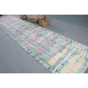 Tapis de 3,8 x 18,3 pieds, tapis turc vintage, tapis persan en laine rouge - Product Image 4