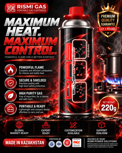 Bouteille de gaz portable en métal pour barbecue extérieur - Product Image 6